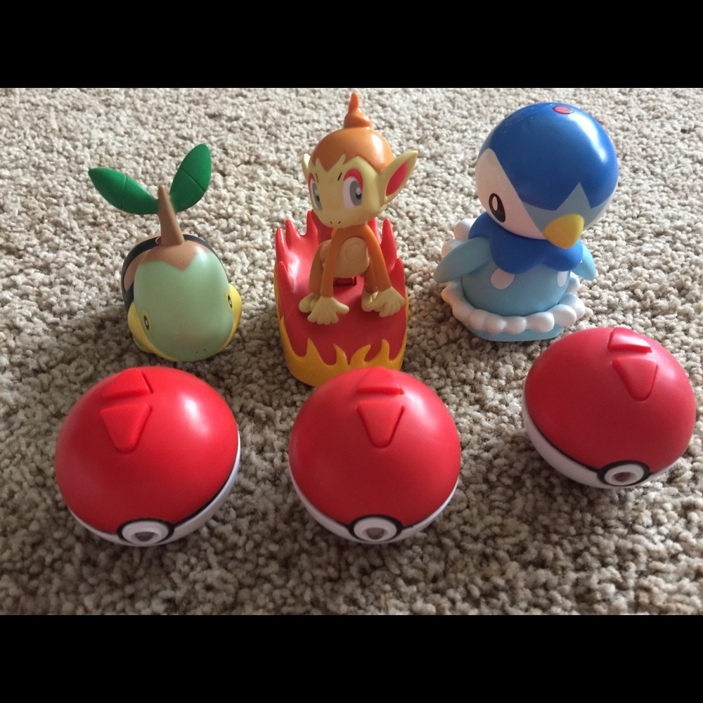Rare Pokémon Race cars Set Starter Pokémon